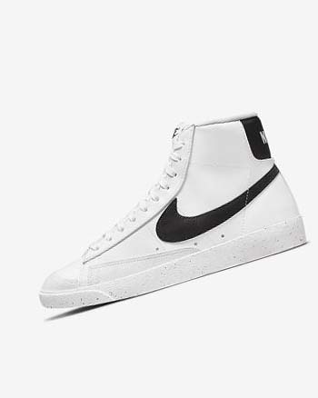 Nike Blazer Mid '77 Next Nature Blancos Negros | MX 4771